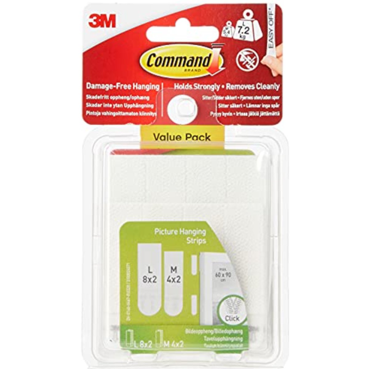 3M Command Picture Hanging Strips – Removable Hanging Strips for Large Picture Frames