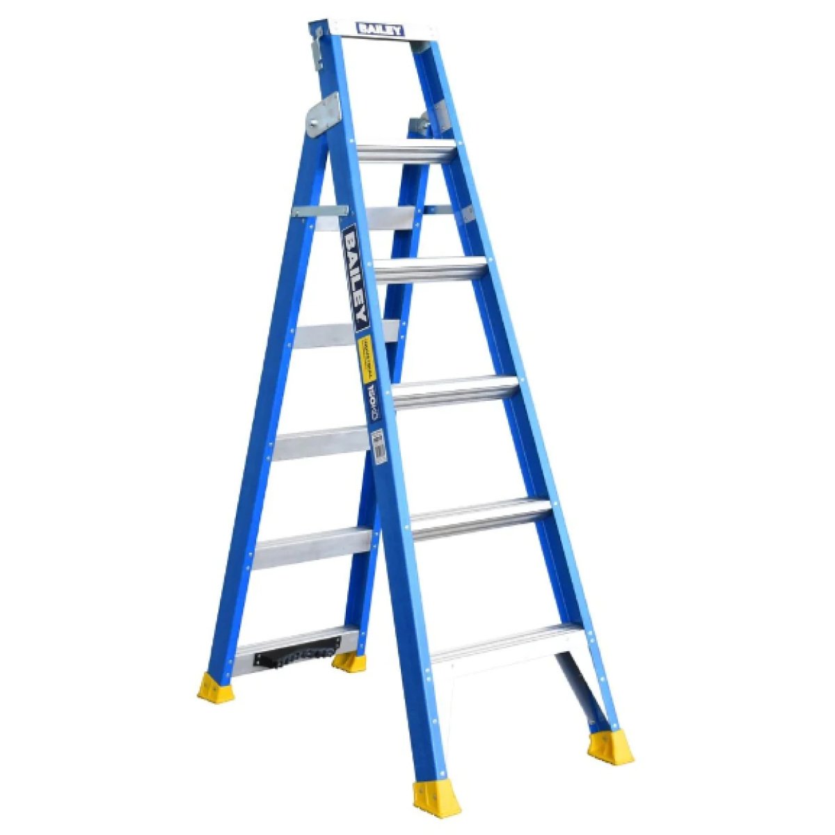 Bailey FS13668 1.8m/3.2m 150kg 6 Step Fibreglass Professional Riveted Dual Purpose