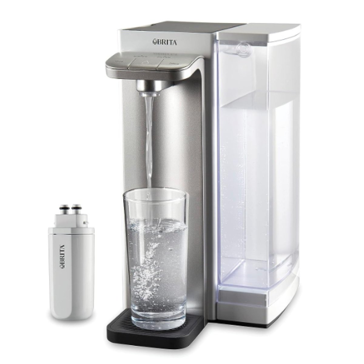 Brita Hub Instant Powerful Countertop Water Filter System, 12 Cup Water Reservoir