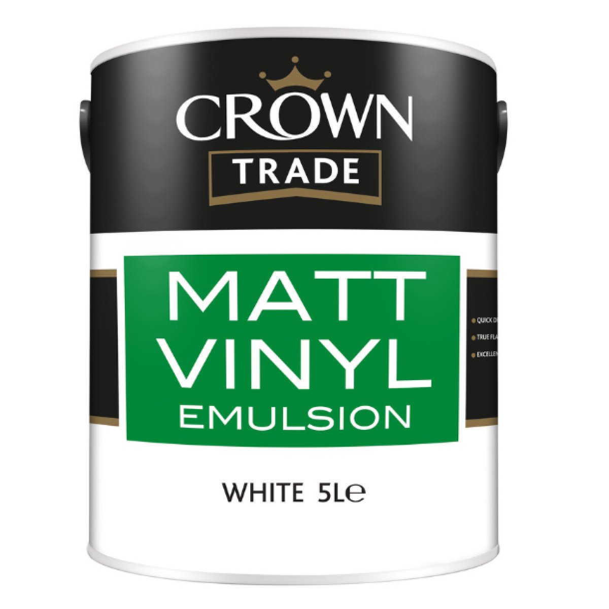 Crown Trade Vinyl Matt Emulsion Paint 5L White