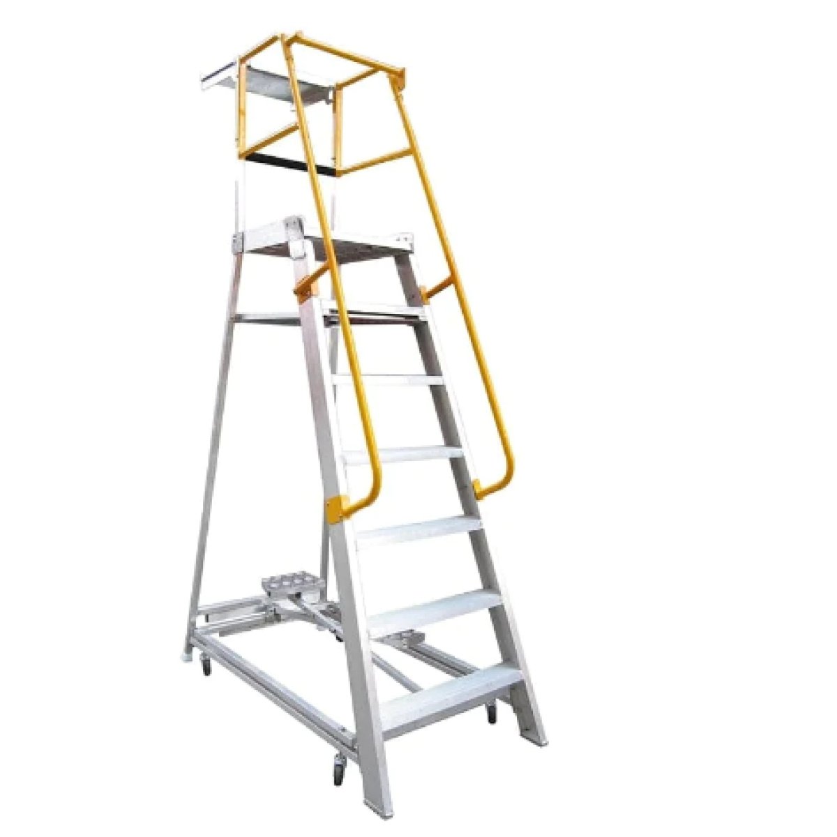 Gorilla GOP07 2.1m 200kg Industrial Aluminium Order Picking Ladder