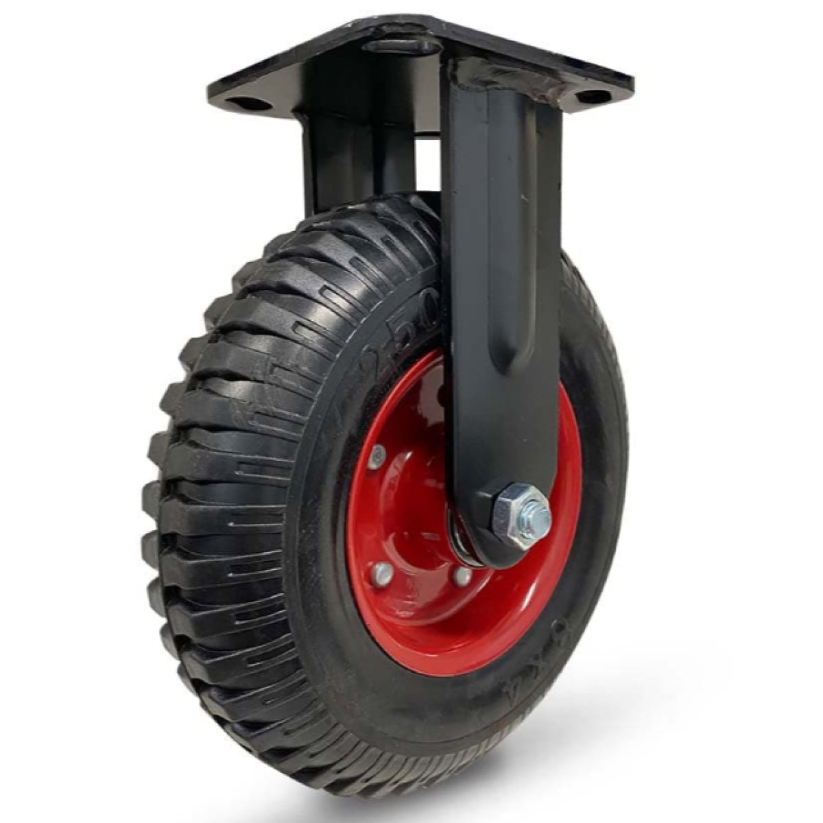 Grip 42089 206mm (8.11 in) 235kg Rubber Wheel Steel Core Fixed Castor