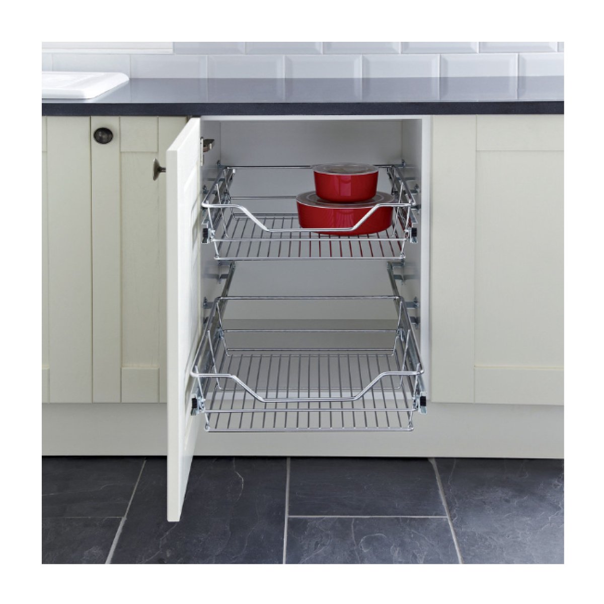 Hafele Pull Out Wire Baskets 500mm (19.69 in)