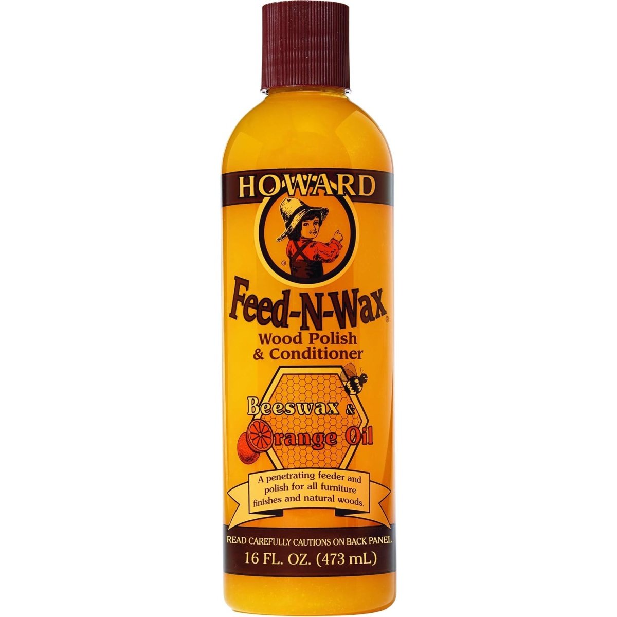 HOWARD Products Beeswax Wood Polish Conditioner
