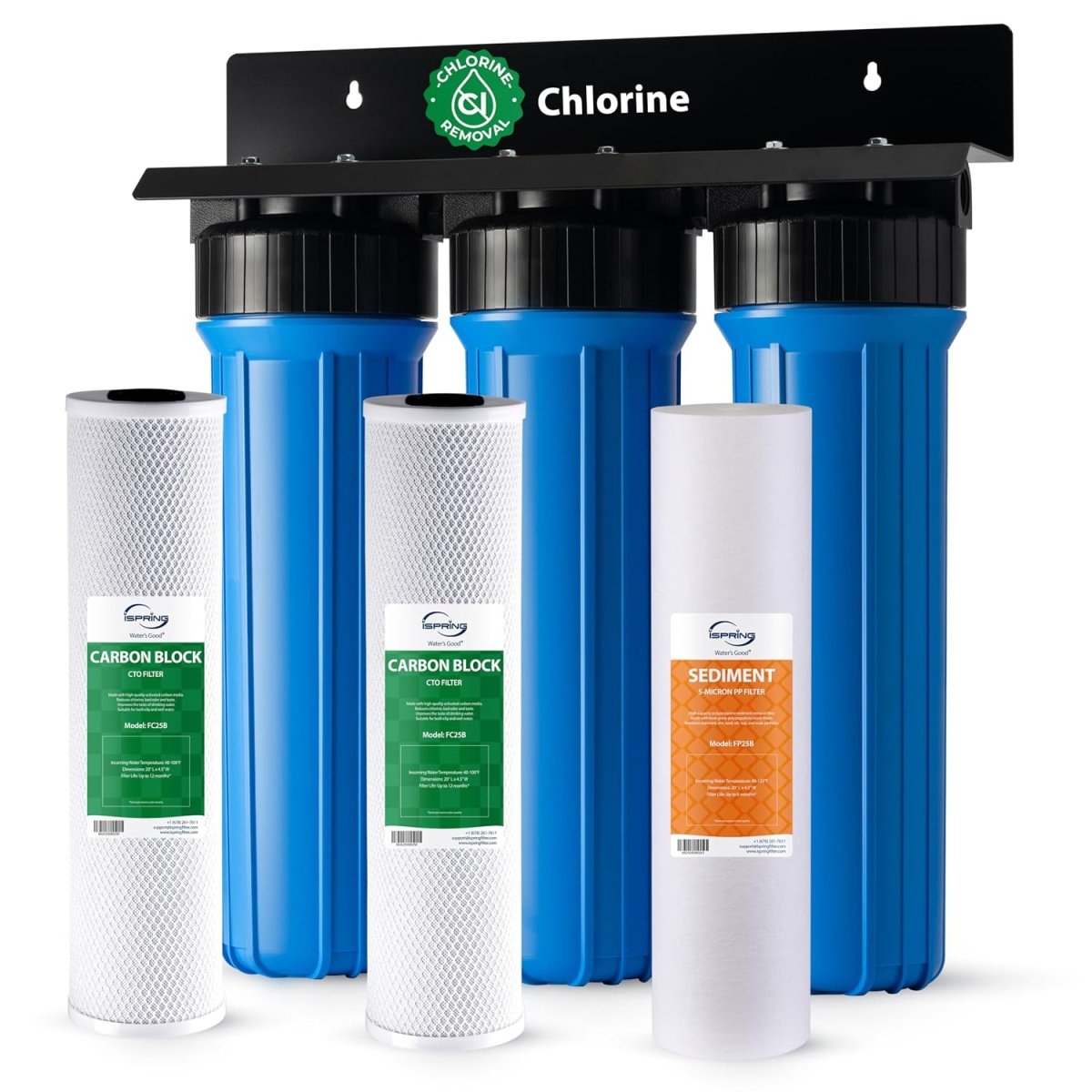 iSpring WGB32B Commercial-Grade Whole House Water Filter