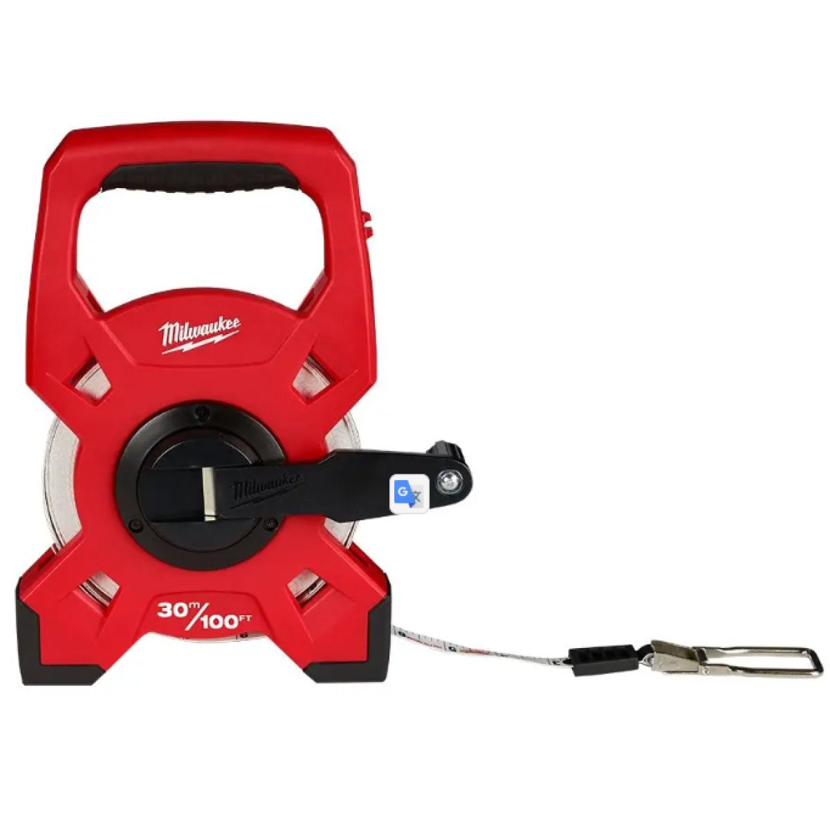 MILWAUKEE 30M/100FT FIBREGLASS OPEN REEL LONG TAPE