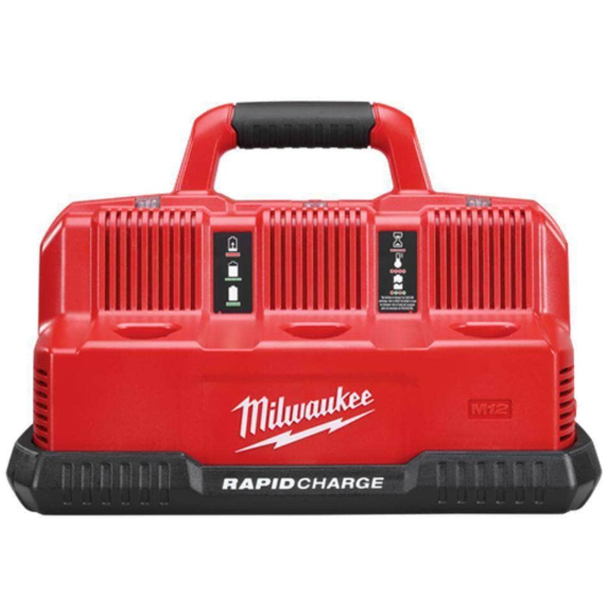 Milwaukee M12-18C3 12V & 18V Multi Voltage 6 Bay Rapid Battery Charger