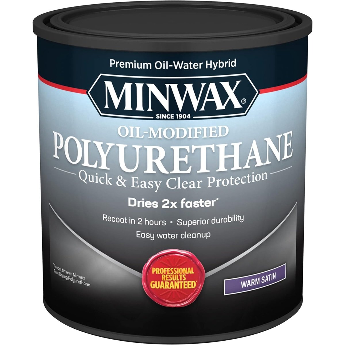 Minwax Water Based Oil-Modified Polyurethane, Warm Satin