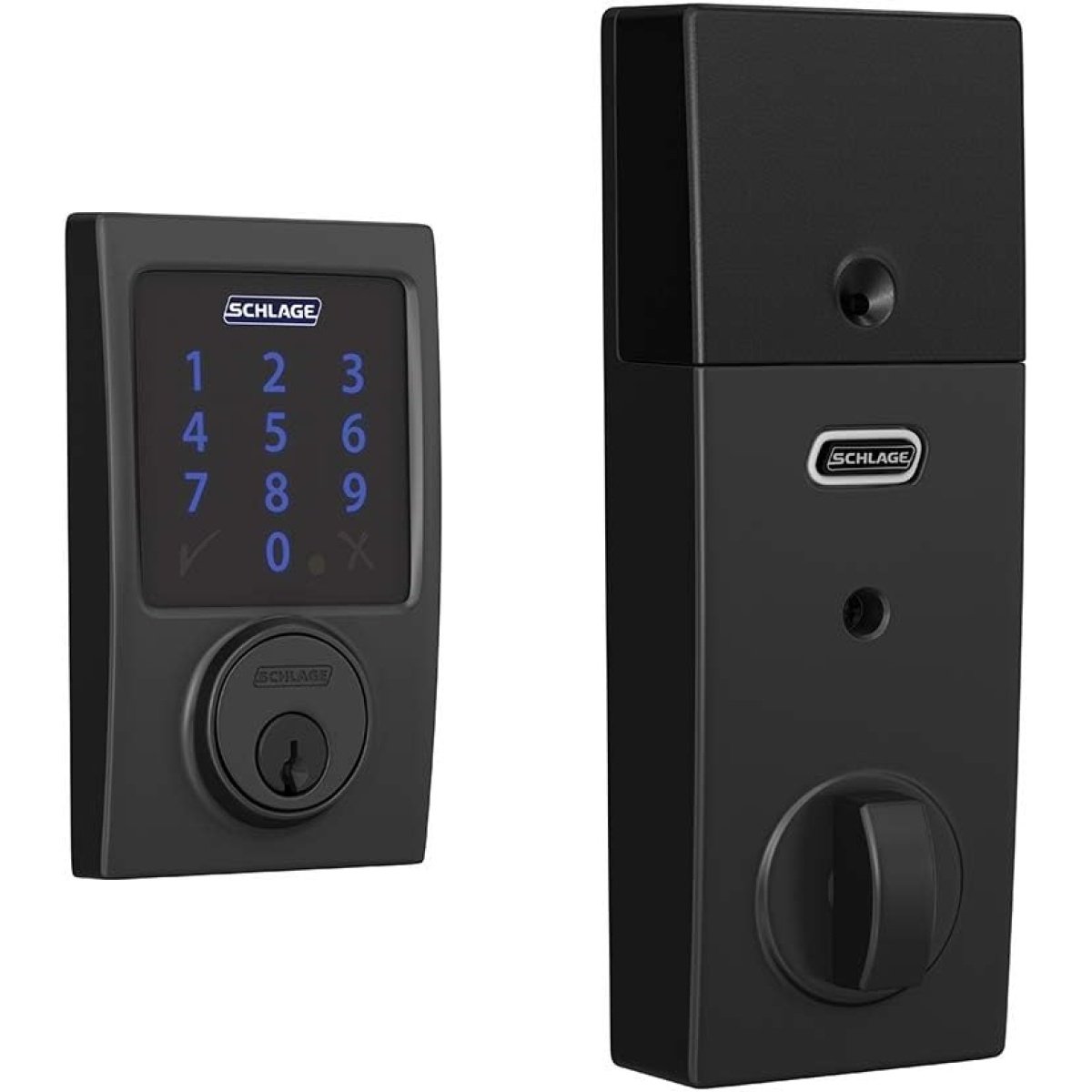 SCHLAGE BE469ZP CEN 622 Connect Smart Deadbolt with