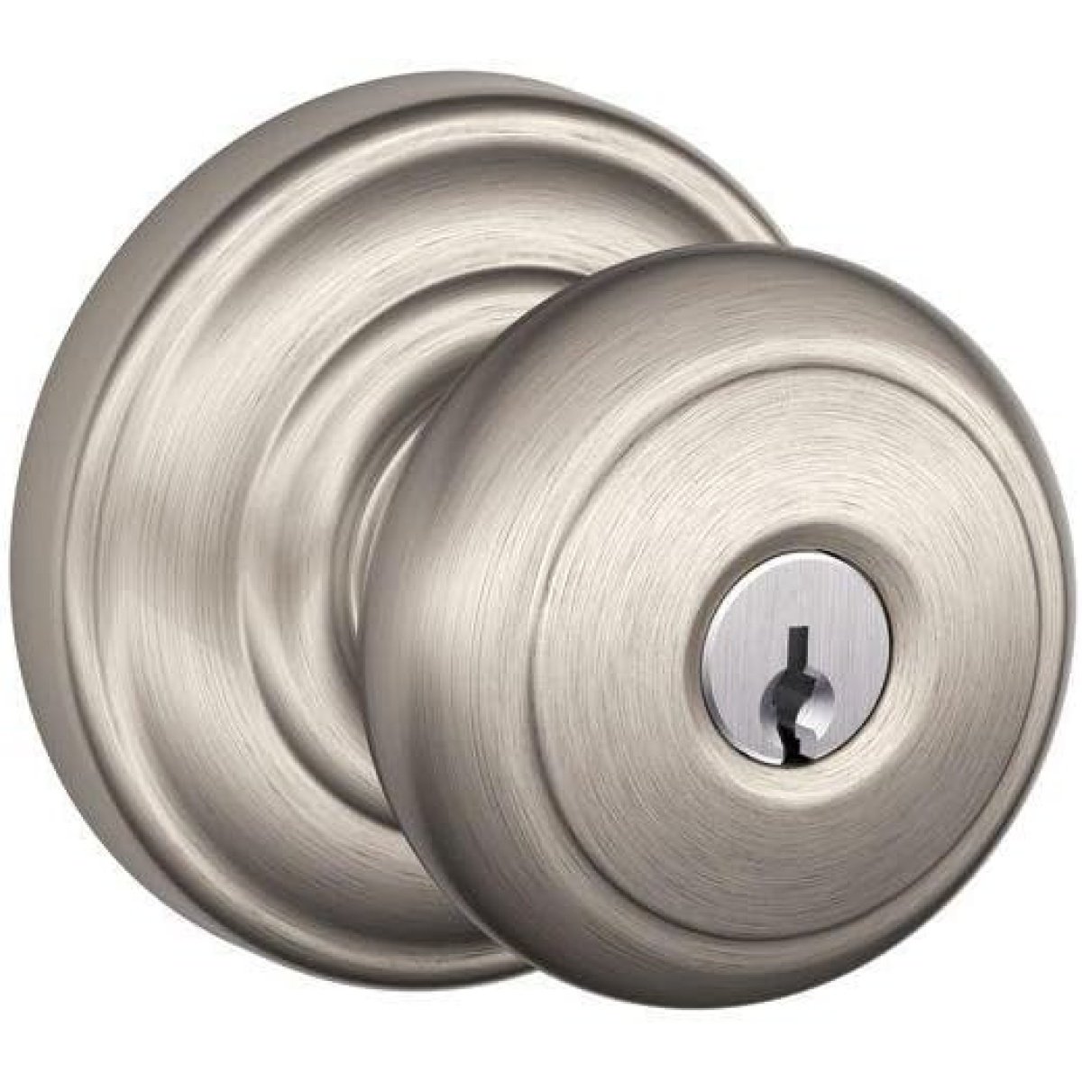 SCHLAGE F51A AND 619 Andover Knob with Andover Trim Keyed