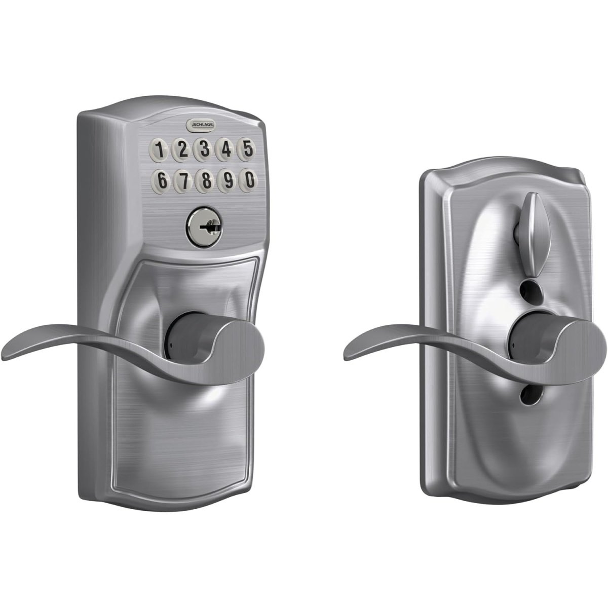 SCHLAGE FE595 Electronic Keypad Lock, Lever Handle