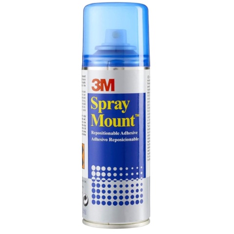 3M SprayMount Permanent Spray Adhesive, 1 Can 200 ml