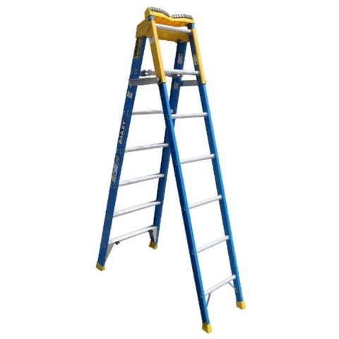 Bailey FS13986 2.1m/3.8m 150kg 7 Step Pro Punchlock Extension Dual Purpose Step Ladder