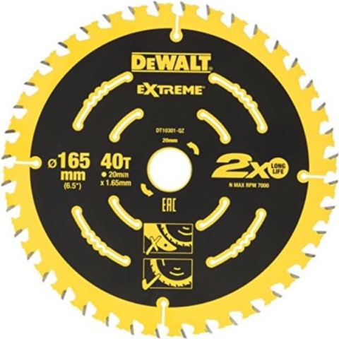 Dewalt Corded Extreme Framing Blade 165mm (6.50 in) range
