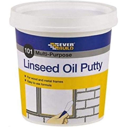Everbuild 101 Multi-Purpose Linseed Oil Putty, Natural, 5 kg