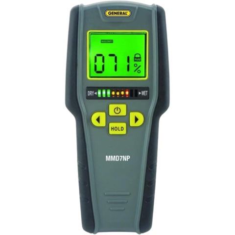 General Tools Digital Moisture Meter MMD7NP – Humidity