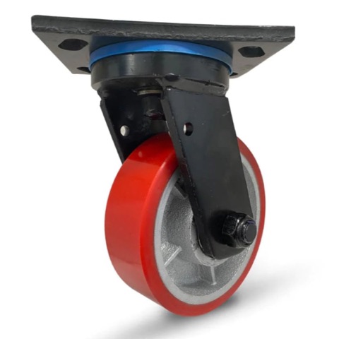 Grip 41950 150mm (5.91 in) 1000kg Heavy Duty Poly Cast Iron Swivel Castor