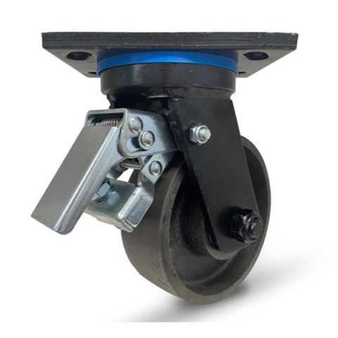 Grip 41967 150mm (5.91 in) 1400kg Heavy Duty Cast Iron Swivel Castor with Brake