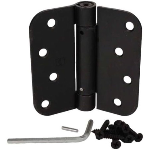Hager 1752410R 4″ x 4″ 5/8″ Radius Corner Steel Full Mortise