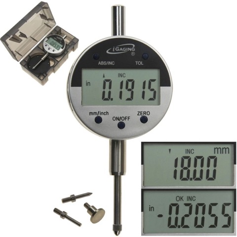 iGaging Digital Electronic Indicator 0-1″/0.0005″