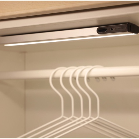 Integral LED Sensorlux USB Rechargeable Cabinet Wardrobe Light IR Hand Wave and Dimmable Door Sensor