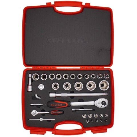 İzeltaş İzeltaş 1/4” – 1/2” Hexagonal Socket Wrench Set 35 Pieces