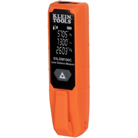 KLEIN TOOLS Laser Distance Measure, Measures in Feet
