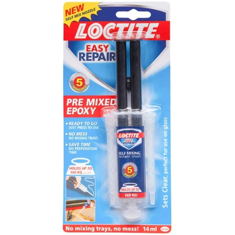 LOCTITE 14ML TWO-PART EASY REPAIR ADHESIVE EPOXY 116294114ML