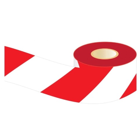 Lufkin BRW100 100m x 75mm (2.95 in) Red & White Barricade Tape