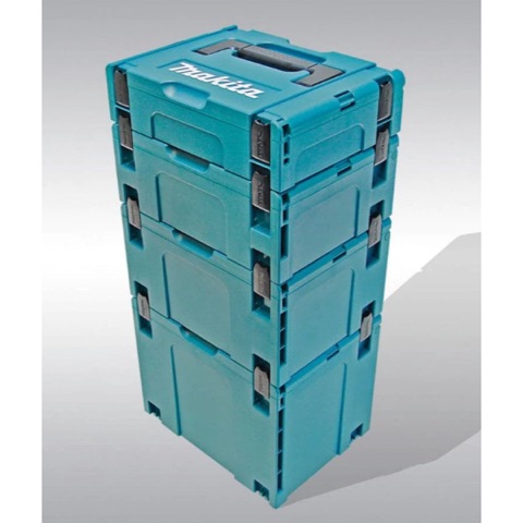 Makita 197054-7 4 Piece Makpac Connector System Tool Case Combo Kit