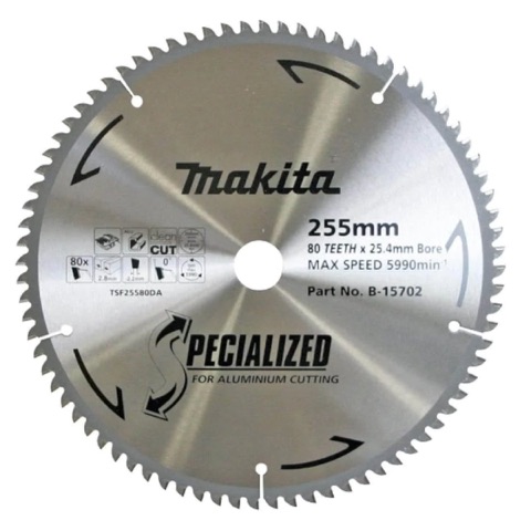 Makita B-15693 355mm (13.98 in) x 25.4mm (1.00 in) x 100T Aluminium Saw Blade