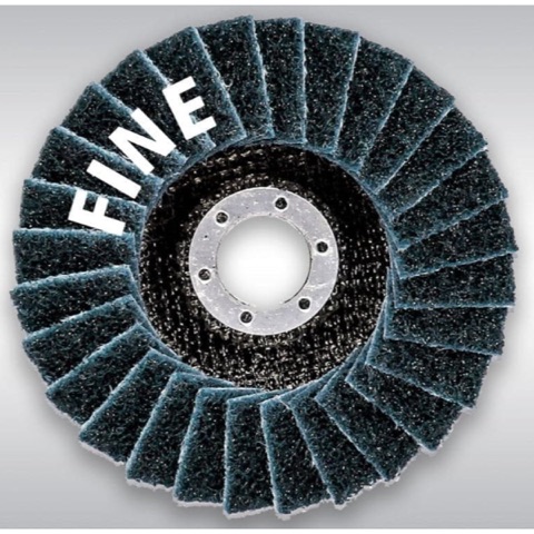 Makita B-40973 125mm (5″) x 22.23mm (0.88 in) Fine Flat Finishing Flap Disc