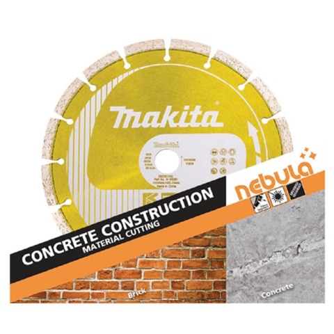 Makita B-56275 180mm (7″) x 25mm (0.98 in) Nebula Concrete Construction Segmented Diamond Saw Blade