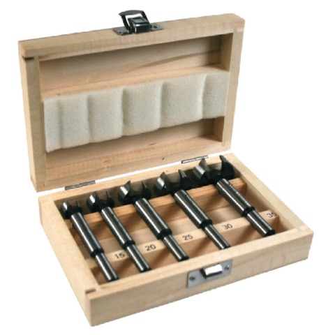 Makita D-47363 5 Piece Forstner Wooden Drill Bit Set