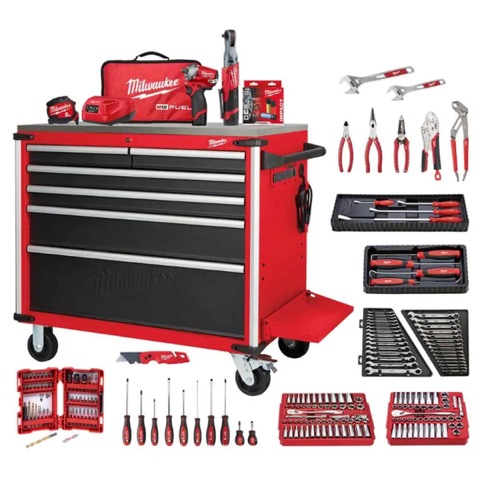 MILWAUKEE 40″ 218 PIECE AUTOMOTIVE STARTER TOOLKIT MTK218A1S