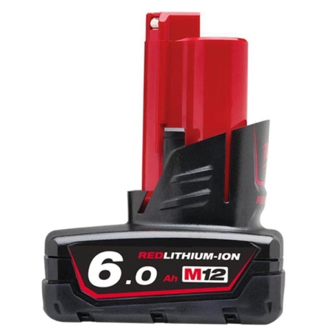 Milwaukee M12B6 M12 12V 6.0Ah Cordless REDLITHIUM-ION Battery