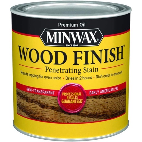 Minwax 223004444 Wood Finish, Early American, 1/2 Pint
