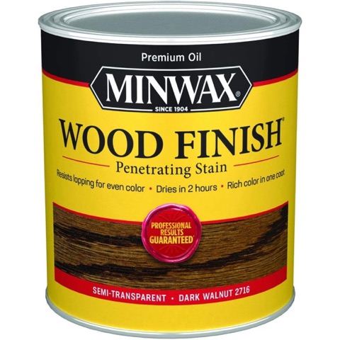 Minwax Wood Finish, Dark Walnut, 1 Quart