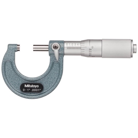 Mitutoyo 103-135 Outside Micrometer, 0-1″ x .0001″