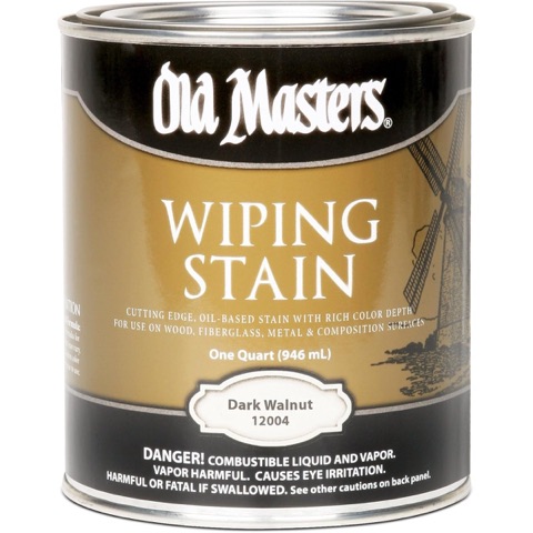 Old Masters 12004 Wiping Stain, Dark Walnut, 32 Fl Oz