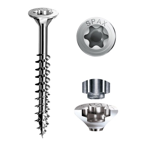 SPAX #9 x 2-1/2″ Exterior Flat Head Deck Screws