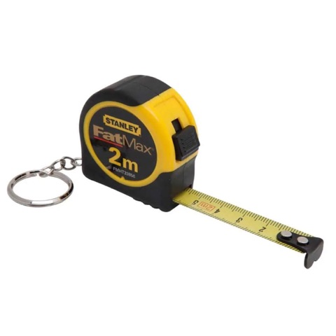 STANLEY 6.6 ft (2.0M) X 1/2″ (12MM) KEYRING TAPE MEASURE FMHT33856M SKU..91119