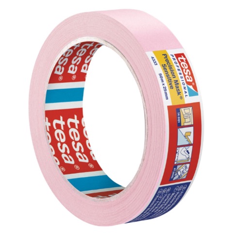 Tesa 4333 Precision Sensitive Masking Tape 25mm (0.98 in) x 50m