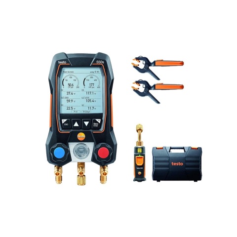 Testo 550s AC Manifold Gauge Set Manifold Gauges HVAC