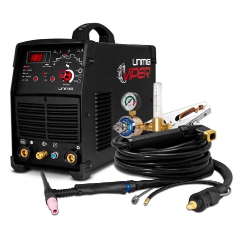 Unimig KUM-M-VTIG180ACDC 180A Viper Tig AC & DC Digital Welder with 10A Plug