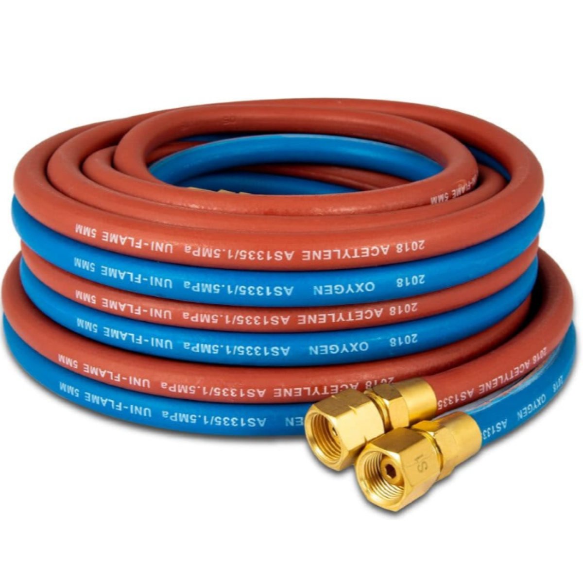 Unimig UFLPGTH15M 15m Oxy LPG Twin Gas Hose Set