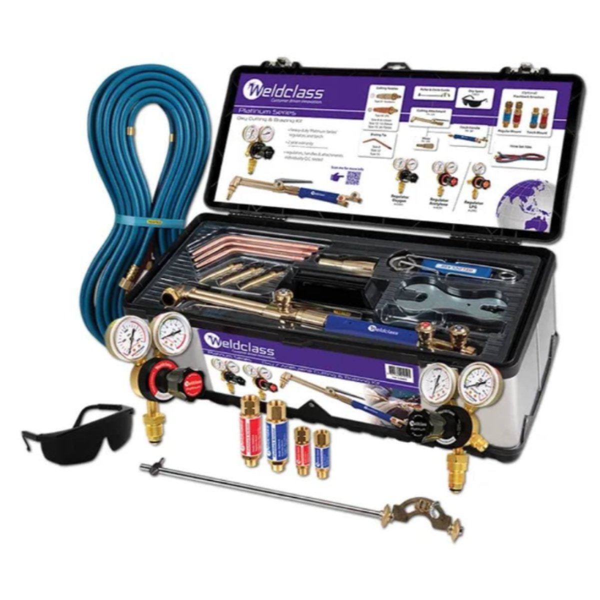 Weldclass 4-OXACK Platinum Oxy & Acetylene Gas Cutter Kit